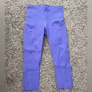 18” Crop Fast and Free Size 4 Lululemon Leggings